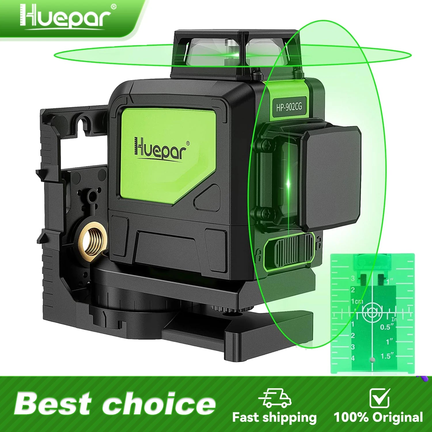 Máy Cân Mực Laser Xanh 2x360° Huepar 902CG Chính Xác - Daisan Mart
