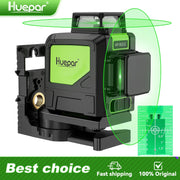 Máy Cân Mực Laser Xanh 2x360° Huepar 902CG Chính Xác - Daisan Mart