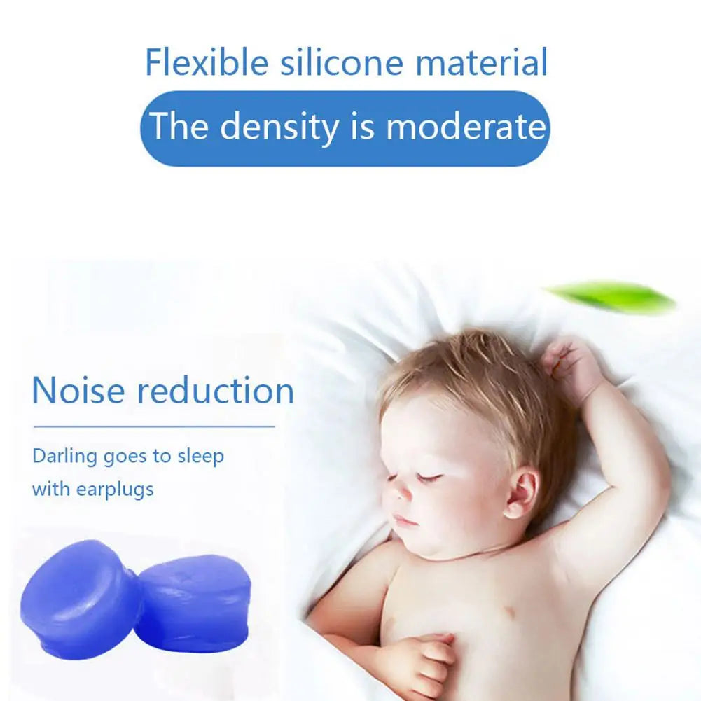 Bịt Tai Silicon Chống Ồn Đa Năng, Tái Sử Dụng - Daisan Mart