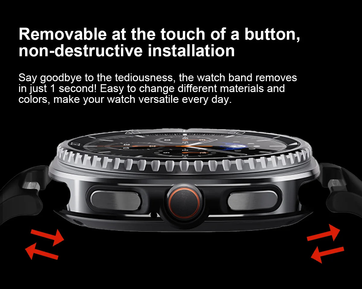 Đồng hồ thông minh 2025 Ultra Classic GPS IP68 AMOLED