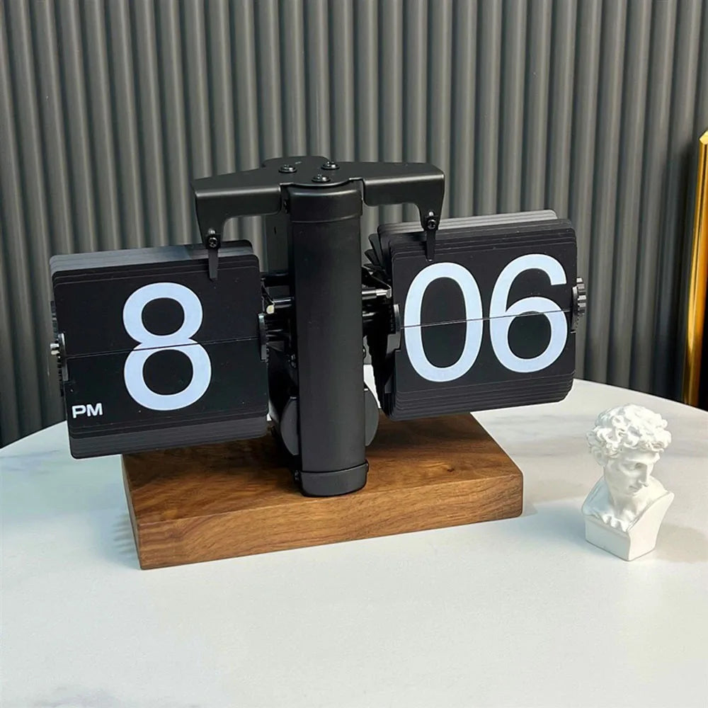 Modern decorative automatic flip clock, battery included