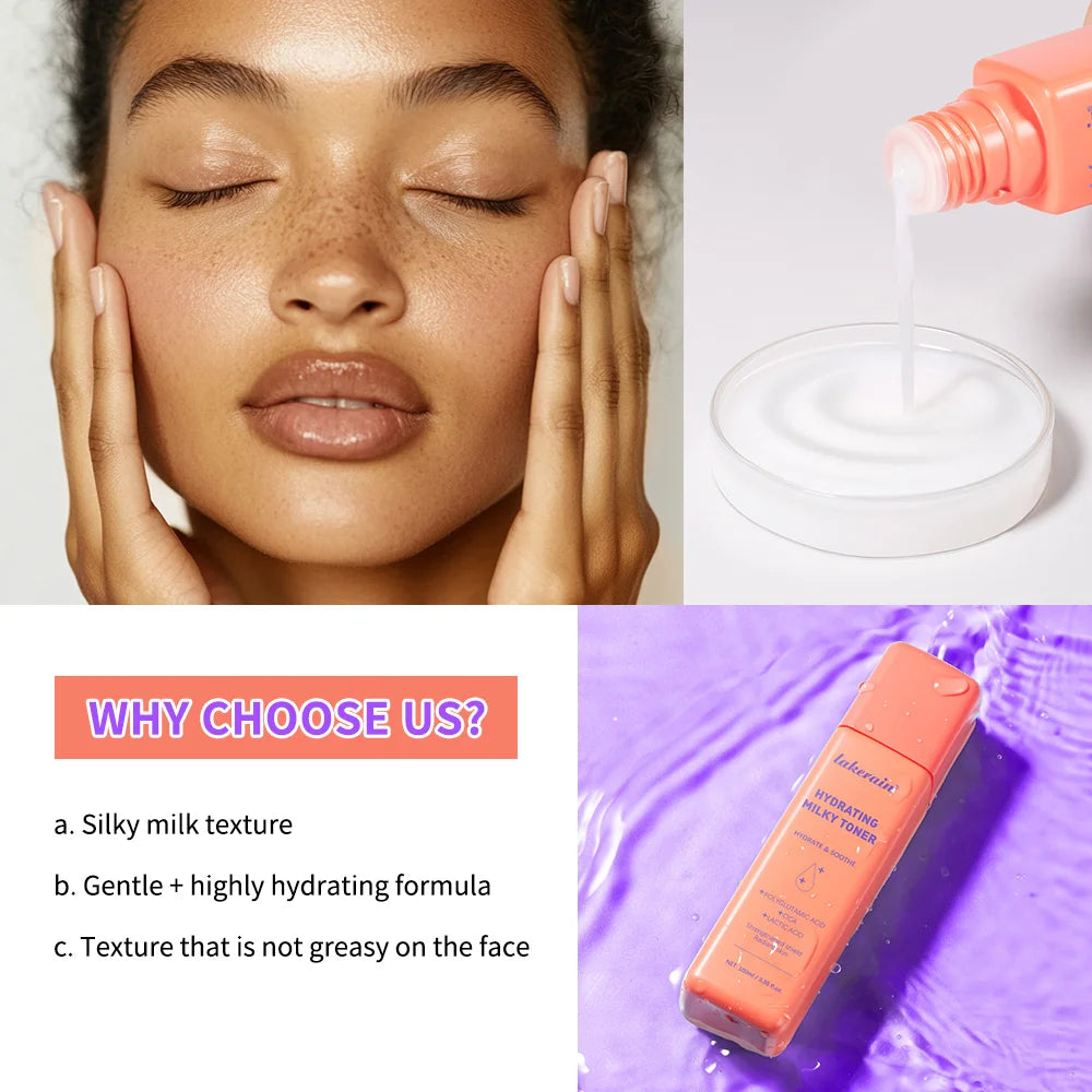 Hydrating Milky Toner Repair Skin Ultra Hydrating Toner for Face Soothes Skin Moisture Reduces Redness Barrier Skincare