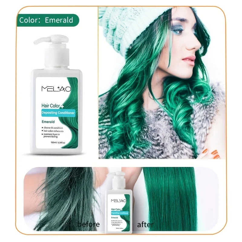 MELAO - Dầu Xả Nhuộm Tóc Bán Vĩnh Viễn, Không Thử Nghiệm ĐV.