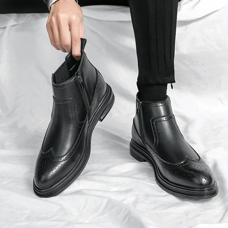 Giày Da Bò Cổ Thấp 2025 - Thời Trang & Êm Ái