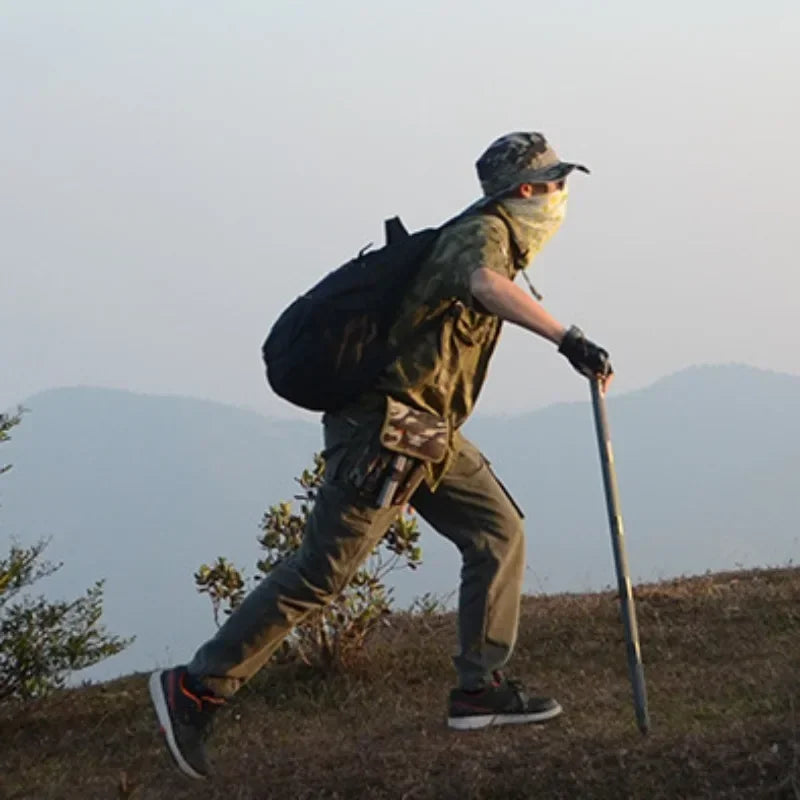 Foldable Aluminum Alloy Multi-Functional Hiking Stick