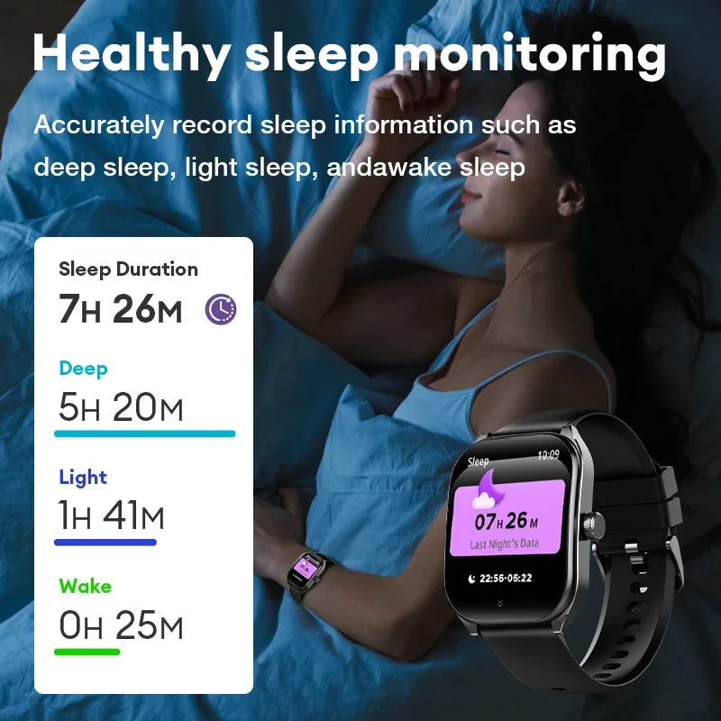 Đồng Hồ Thông Minh AMOLED 2.01'' Chống Nước IP68 Nam