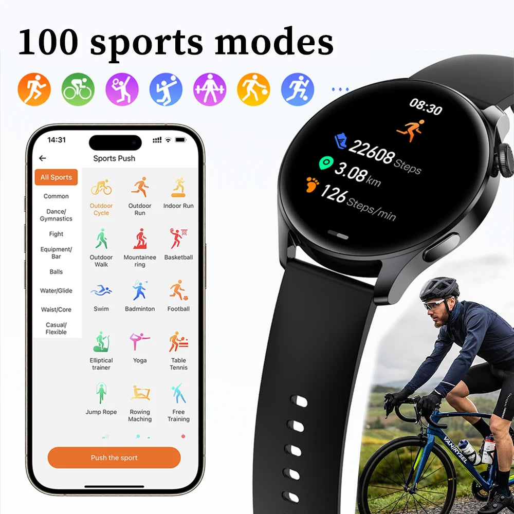 Smart Watch 4 Pro Waterproof, Bluetooth Calling