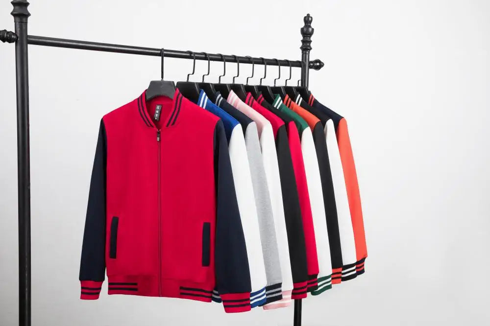 Unisex Sports Bomber Jacket Large Size 4XL