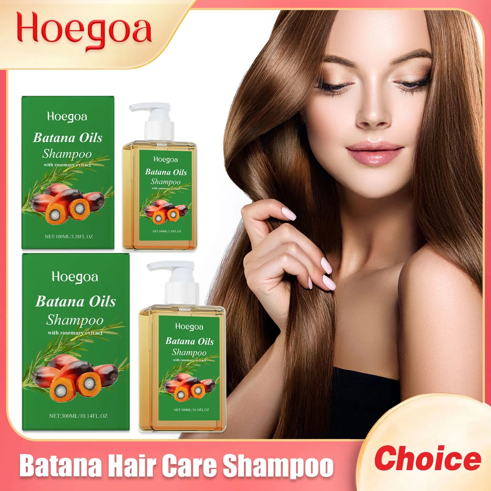 Batana Hair Care Shampoo - Anti-hair Loss, Smooth, Growth