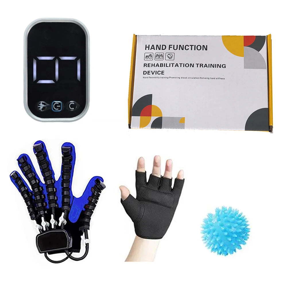 NEW Rehabilitation Robot Gloves Stroke Hemiplegia Cerebral Infarction Training Device Finger Exerciser Hand Function Recove - Daisan Mart