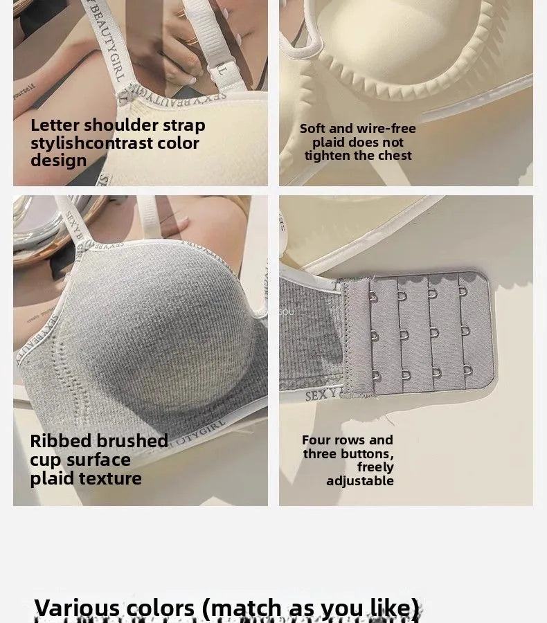 6cm Push Up Bra Without Underwire Ultra Thin For Small Breasts