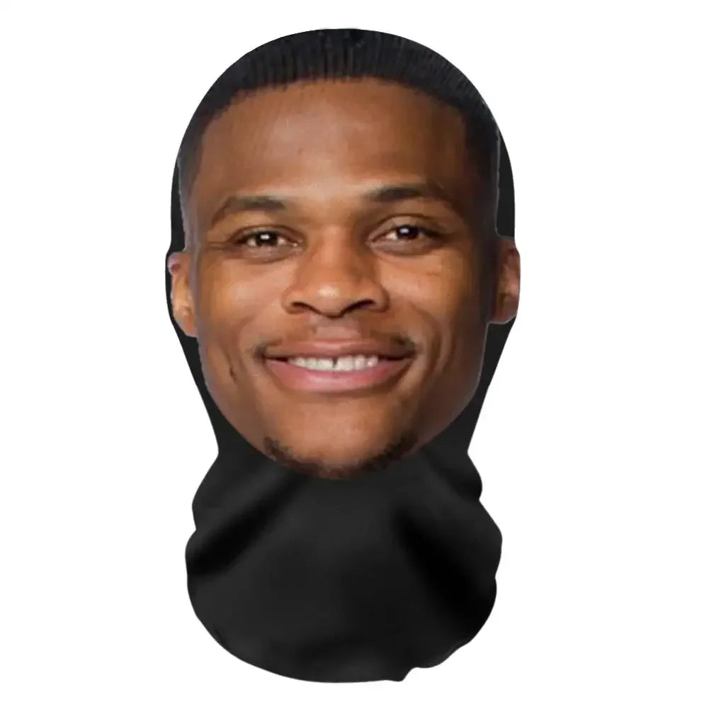 Mặt Nạ Đen 3D Lưới Thoáng Khí Trùm Đầu Cosplay