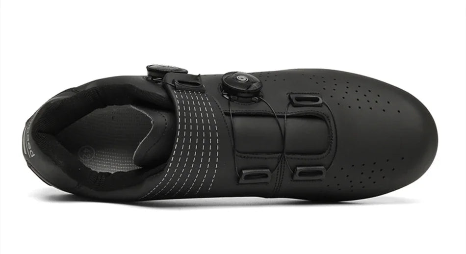 Giày Đạp Xe Nam Siêu Nhẹ Khóa Đôi Phát Sáng MTB