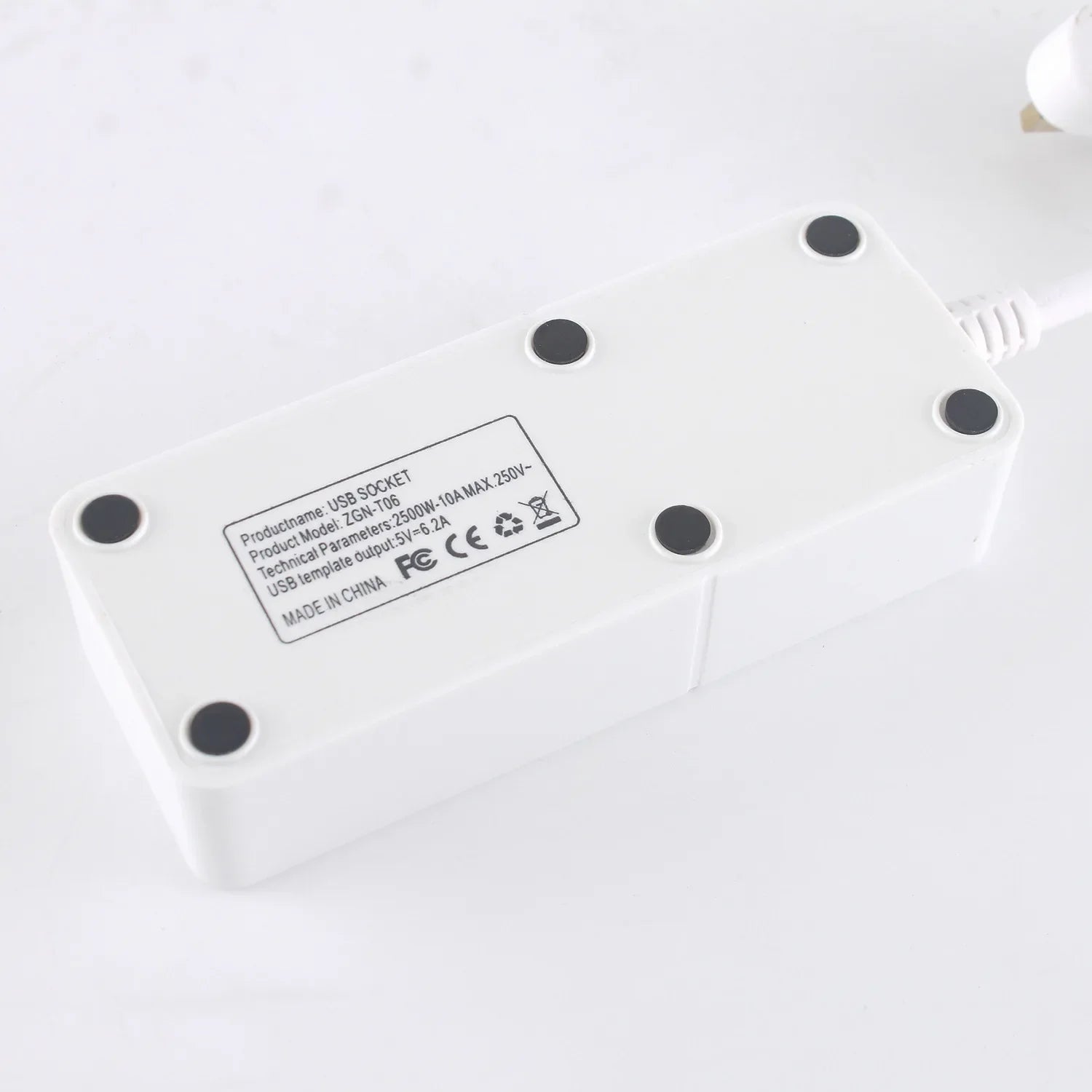 Ổ cắm đa năng Melery 10A 2500W 4USB với dây 2m an toàn