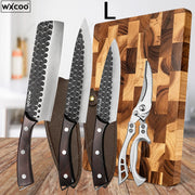 High Quality Acacia Wood &amp; Steel Kitchen Utensil Set