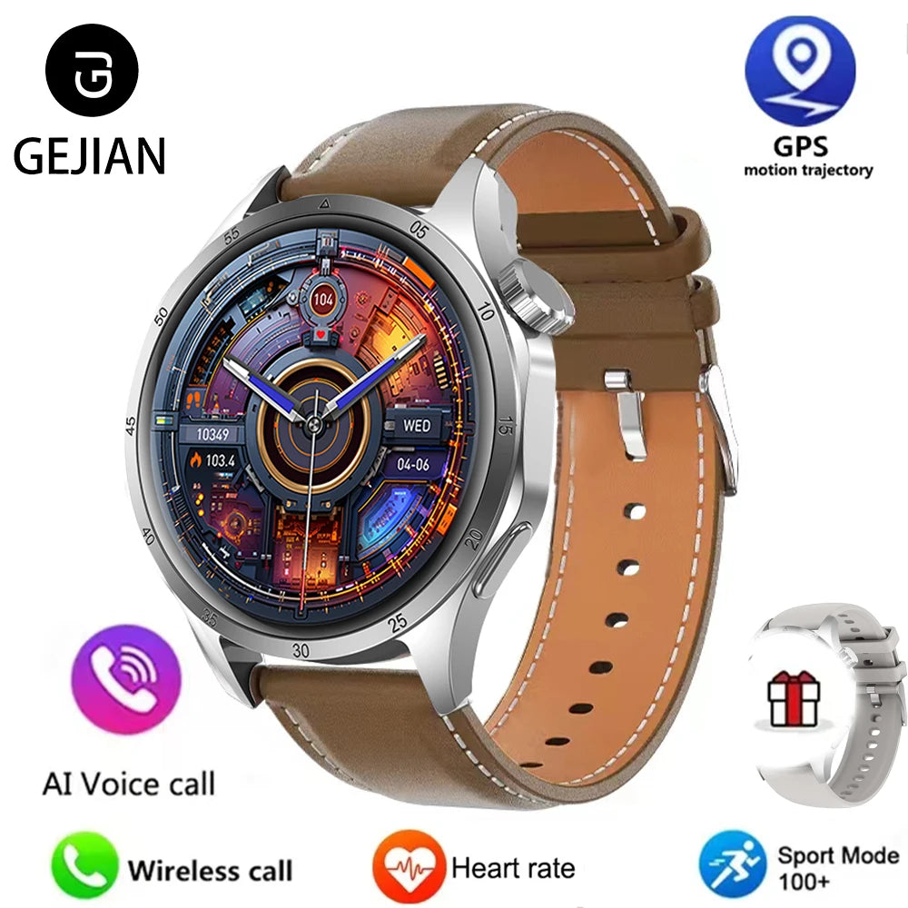 Đồng Hồ Thông Minh Nam 2025 - GPS AMOLED Chống Nước