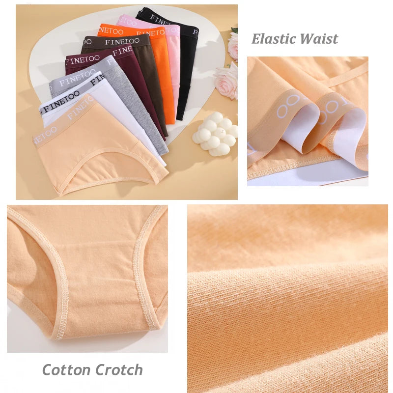 Sexy Cotton Women's Underwear 4 Pieces - Sports String