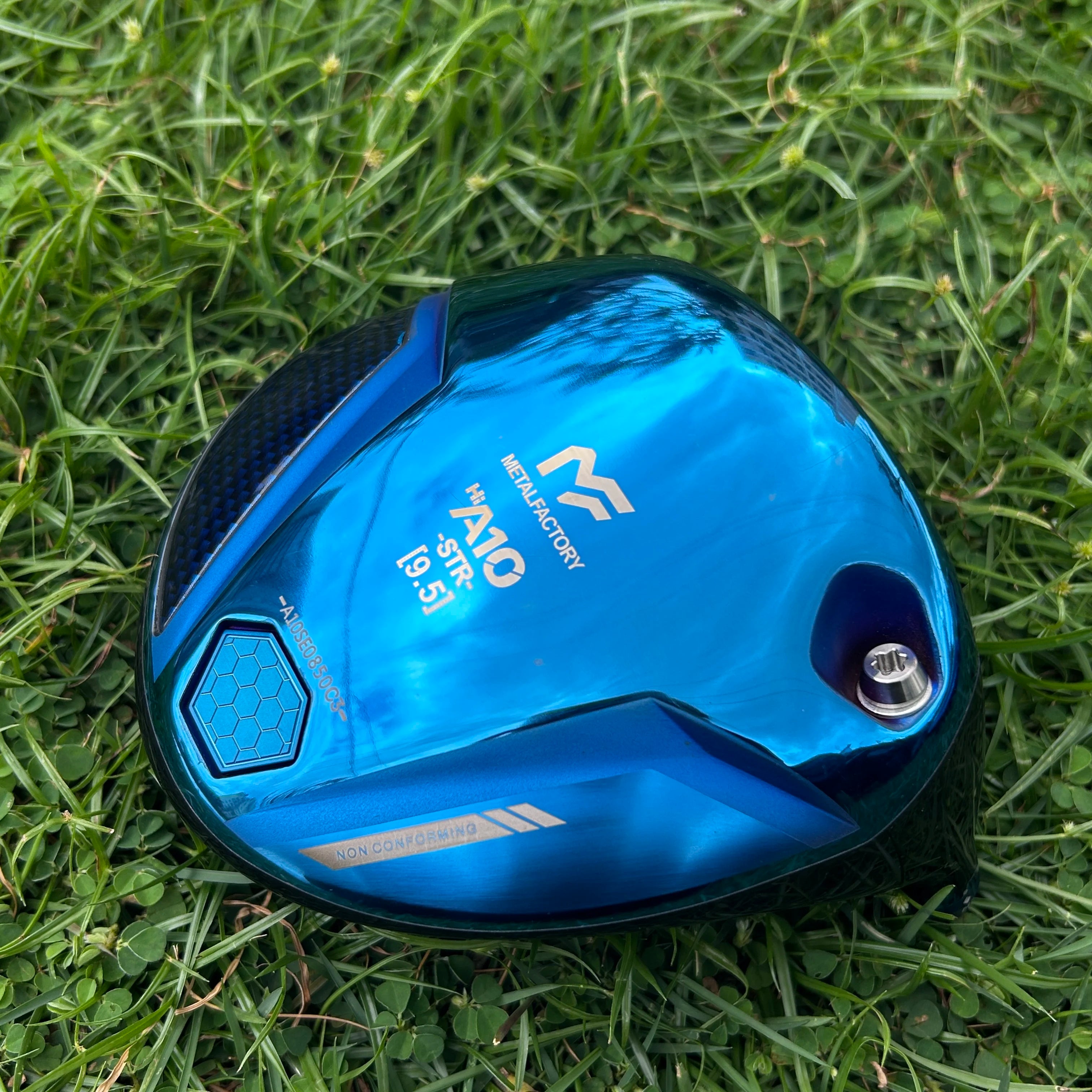 Golf Driver 9.5/10.5 Degree Wood, Shallow Blue Black Face