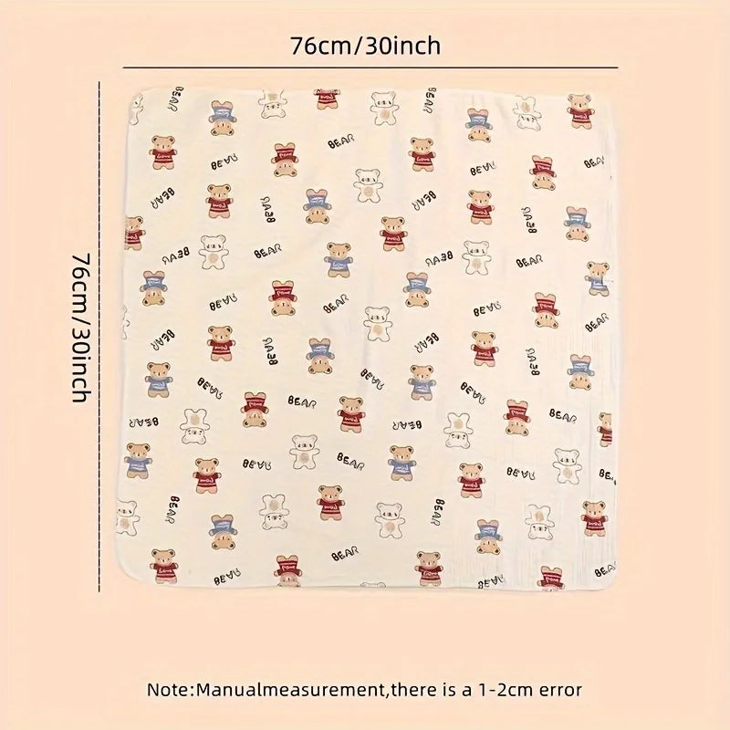 Multi-Purpose Cotton Muslin Newborn Baby Swaddle Blanket For Mother And Baby