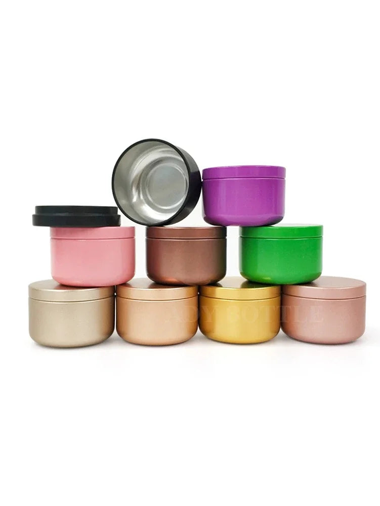 Wholesale 50ml Tea Can 53*37mm Coffee Powder Candle Sealed Aluminum Can Small Tea Can Aluminum Box Wholesale