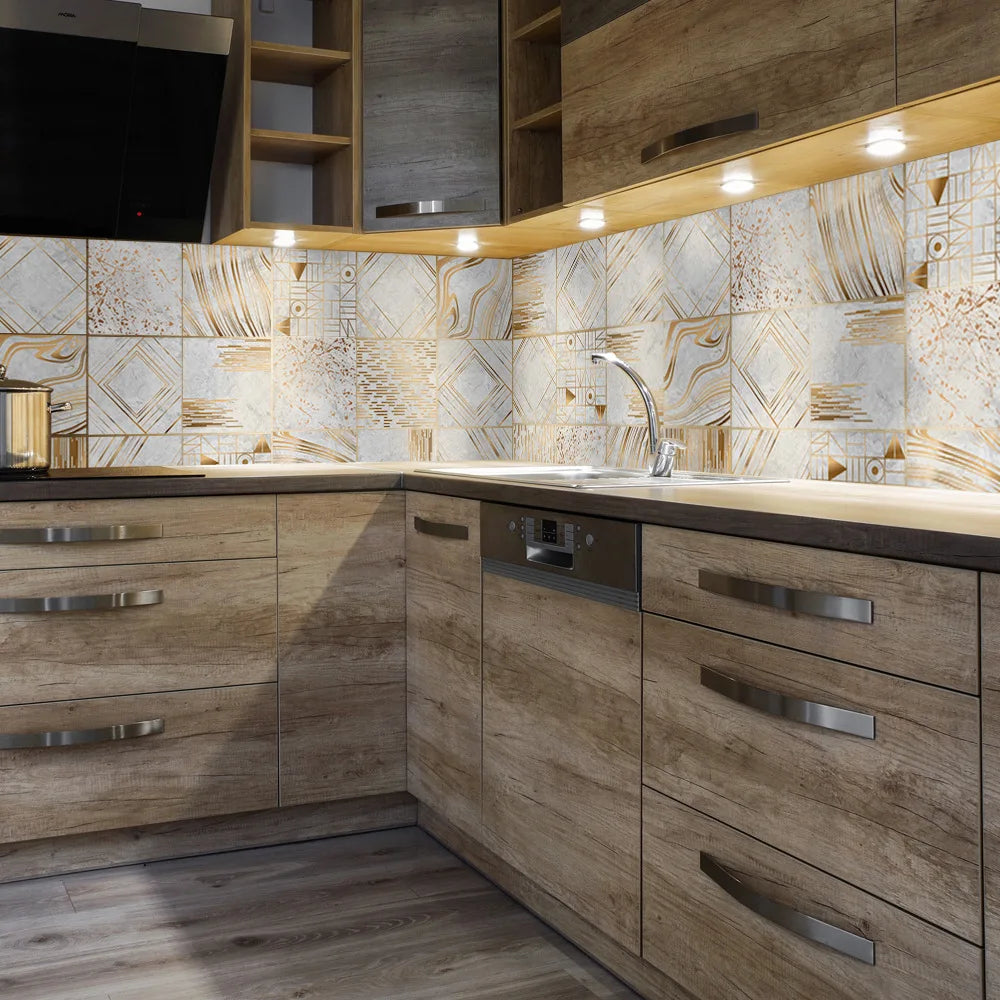 Waterproof Blue Wallpaper 20 Pieces