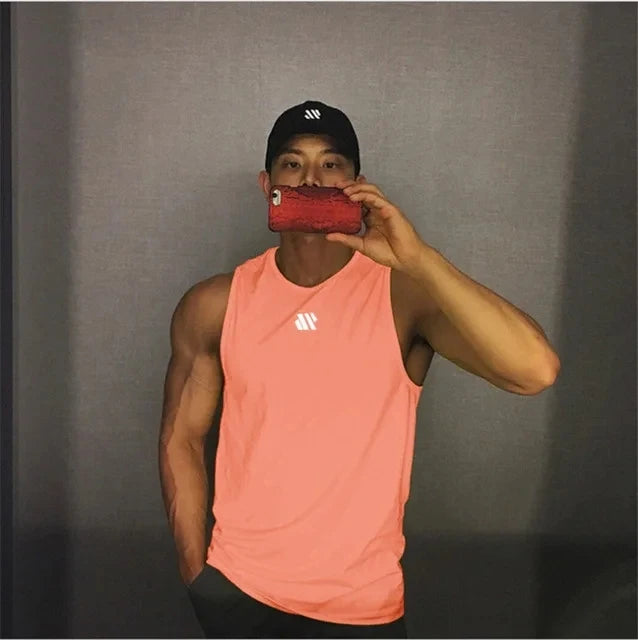 Áo ba lỗ nam thể thao gym 2024, thoáng khí, chạy bộ - Daisan Mart
