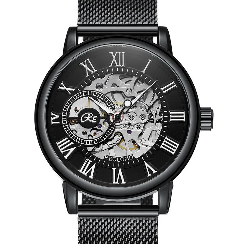 Đồng hồ cơ nam siêu nhẹ thời trang doanh nhân