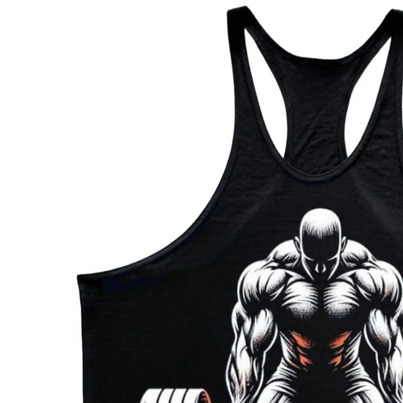 Gym Top Men Bodybuilding Shirt Fitness Men's Vest Singlet Sleeveless Sweatshirt Man Clothing Loose Vests Singlets