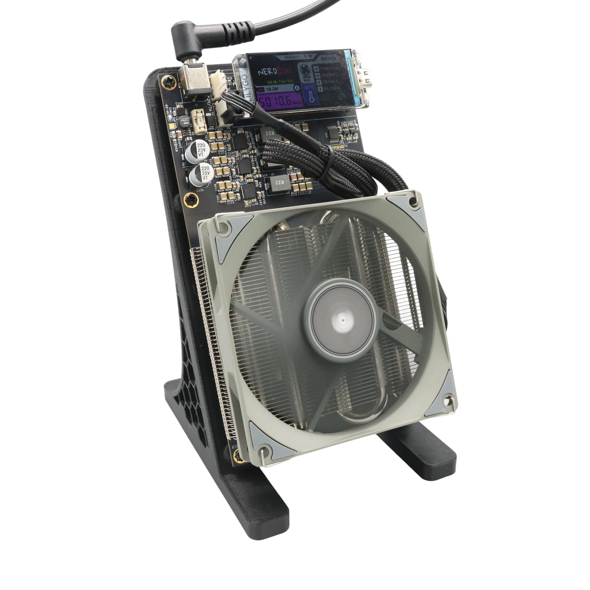 Bitaxe NerdQaxe++ 4.8TH/s Bitcoins Miner 4 Pieces BM1370 Asic Chip Solo BTC 68W 2.4G WiFi Open-Source Mining Machine - Daisan Mart