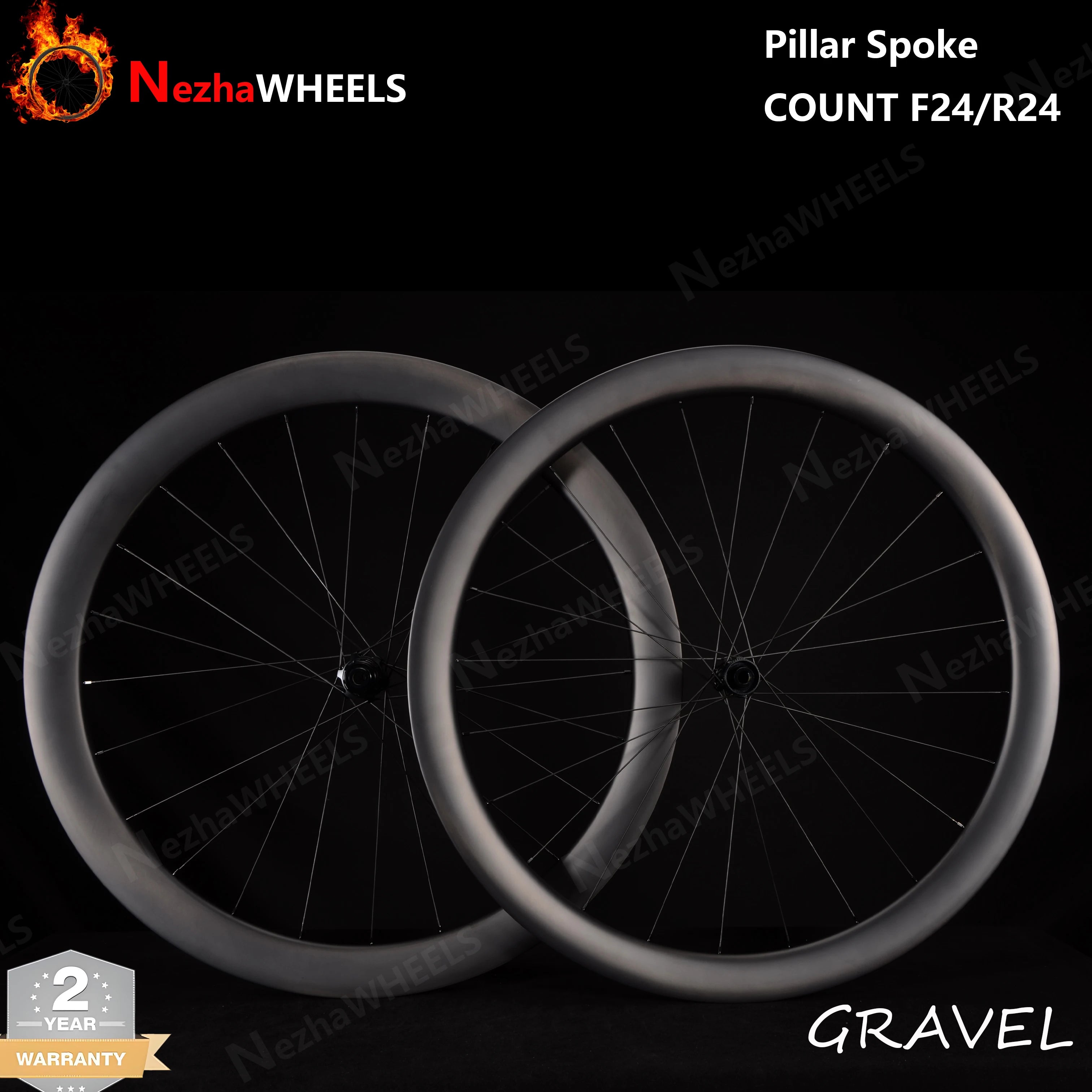 NeZhaWheels 30/35/40/45/50mm Depth 700C Road Bicycle Tubeless Disc Brake Super Light Wheel 36mm Width Gravel Carbon wheelset - Daisan Mart