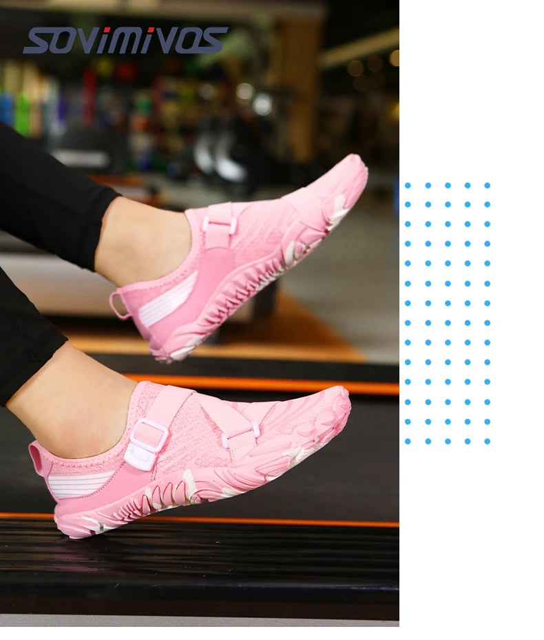 Giày Chạy Bộ Tối Giản Nam Nữ Đế Mỏng Rộng Ngón