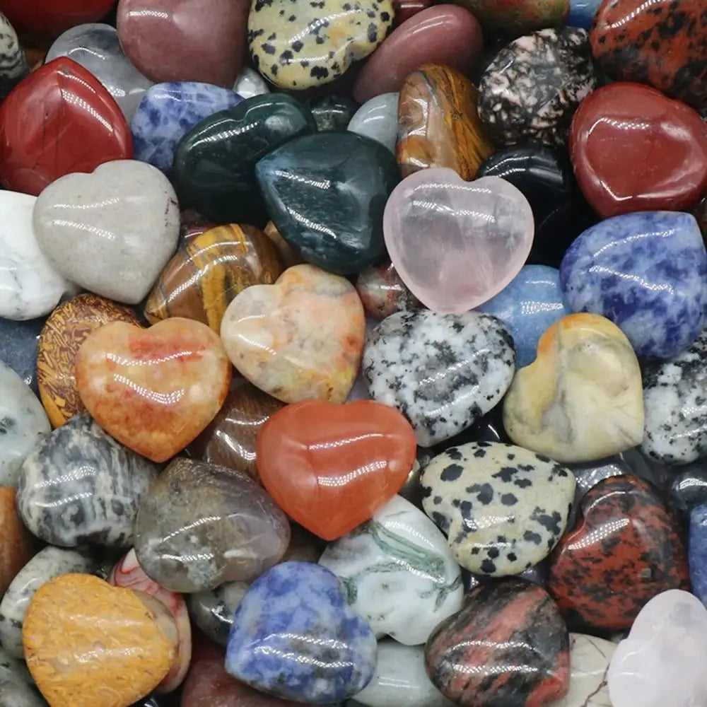 Natural Quartz Heart 20mm – Energy of Love