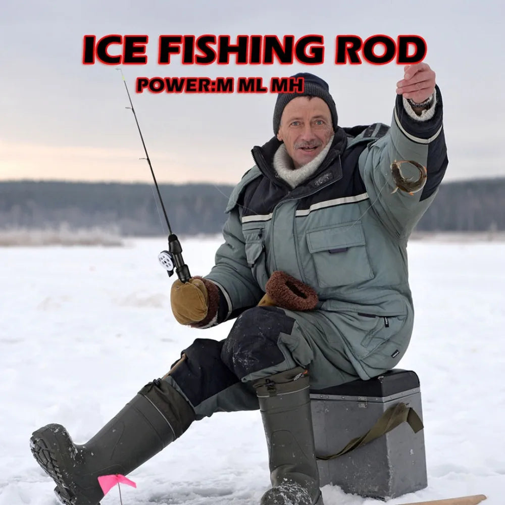 Cần Câu Cá Băng Rút Gọn 2024 - Carbon Tiện Dụng