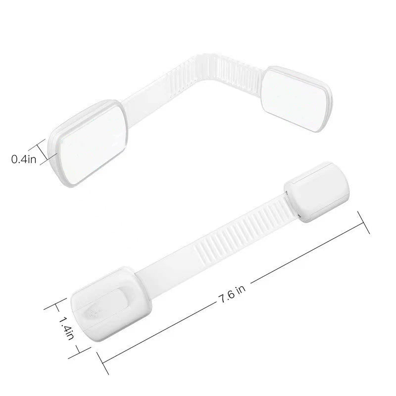 6/10 Pcs of Children's Safety Locks, Suitable For Cabinets, Drawers, Cabinets, Ovens, Refrigerators, Closet Seats, Doors And Win