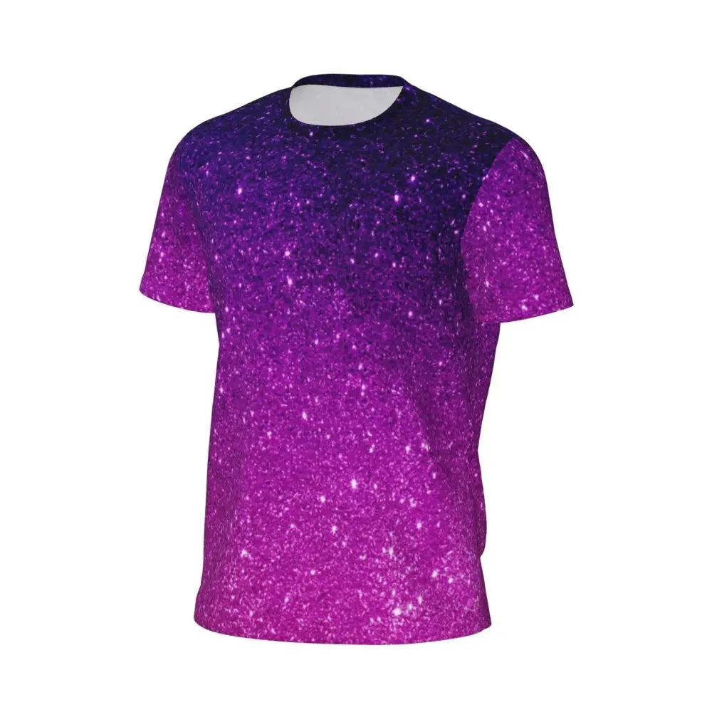 Áo Thun Nam Ombre Tím Hồng Thời Trang Hè Đầy Phong Cách