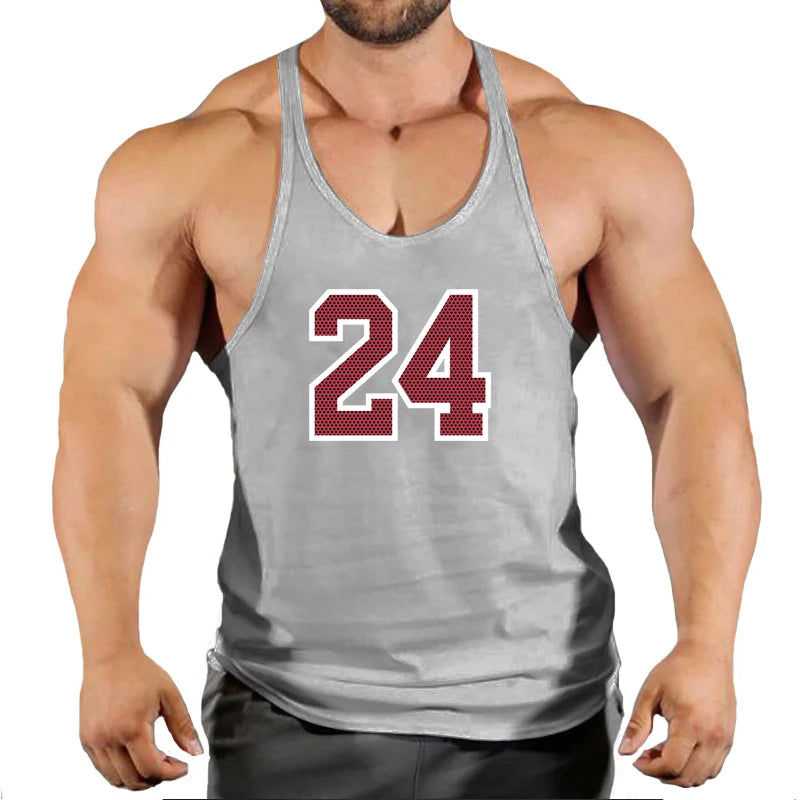 Men's Active Summer Sleeveless Gym Sports T-Shirt