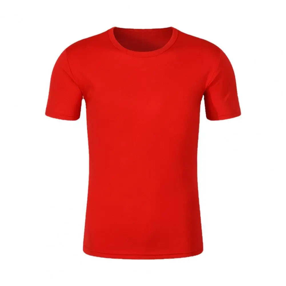 Unisex Quick Dry Running T-Shirt with Exquisite Edges