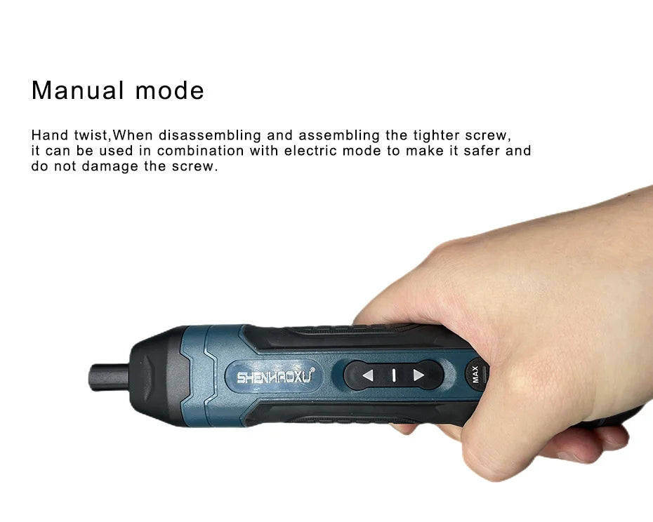 Cordless Electric Screwdriver Rechargeable 1300mah Lithium Battery Mini Drill 3.6V Power Tools Set Household Maintenance Repair