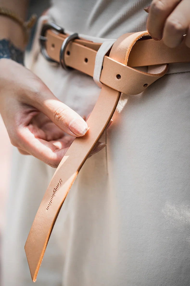 Thắt Lưng Da Bò Cao Cấp Maden Vintage Cho Nam Nữ