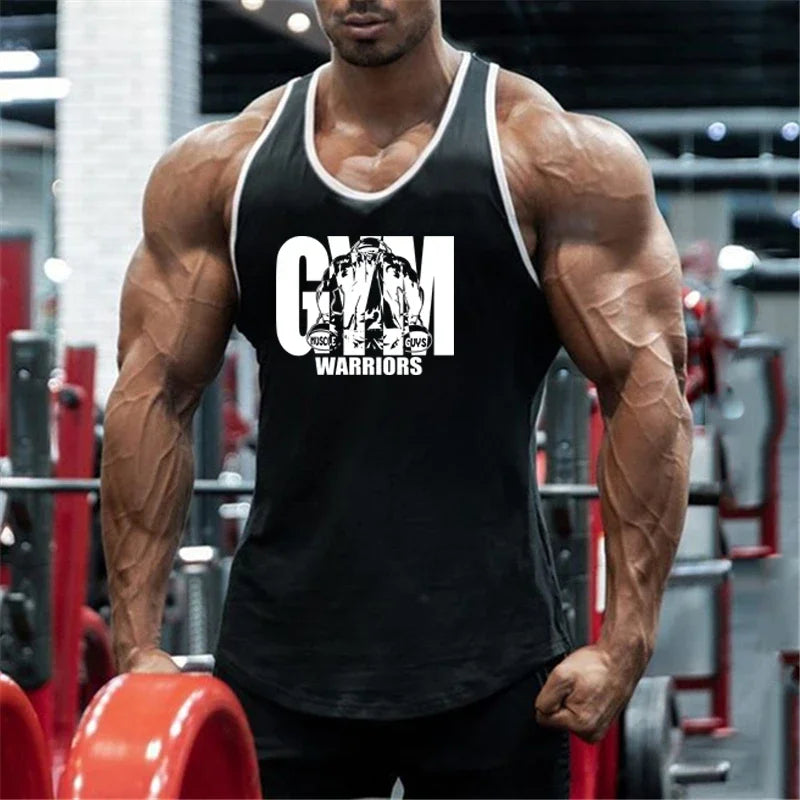 Áo Tank Tập Gym Nam Thoáng Mát Cotton Không Tay - Daisan Mart