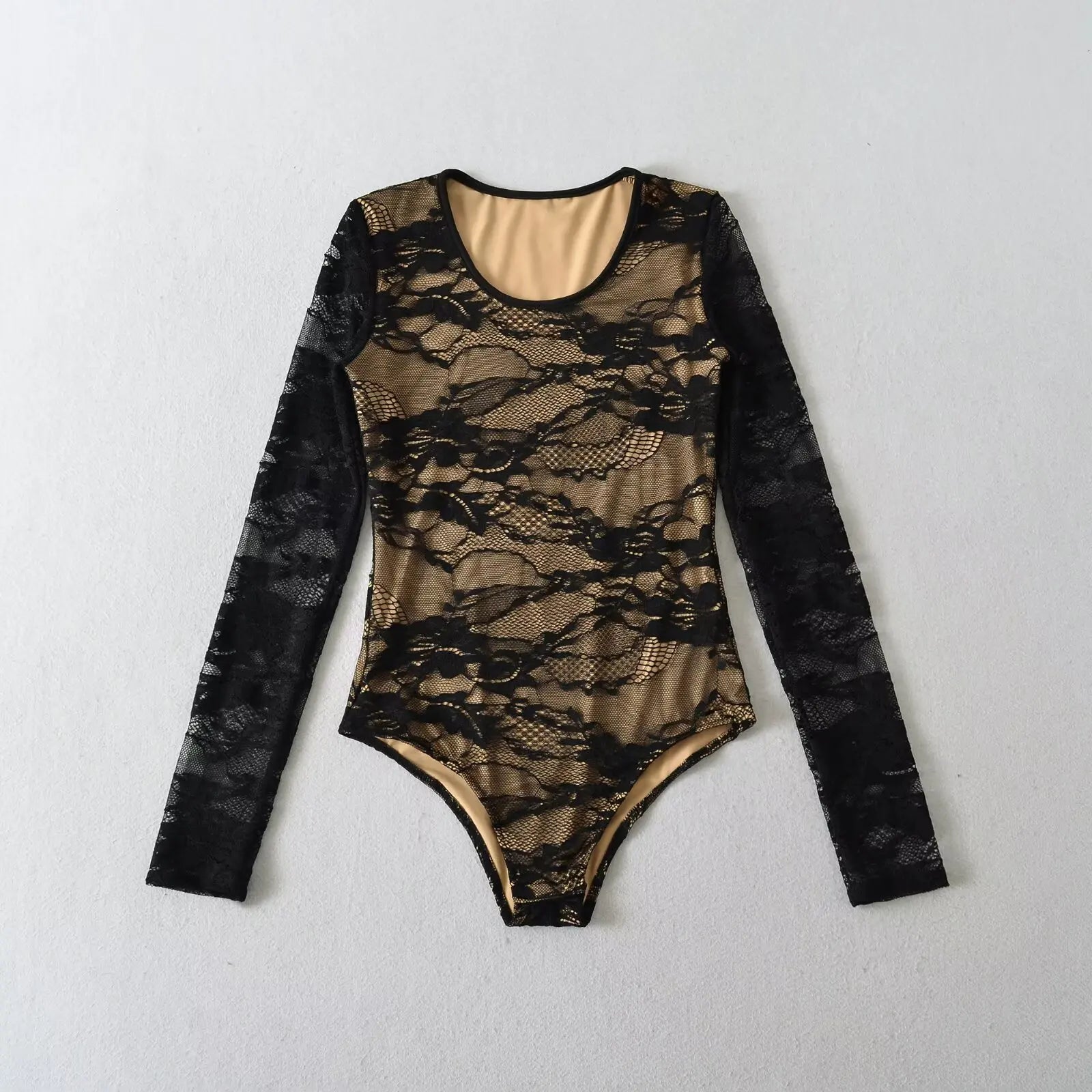 Sexy Lace Bodysuit 2025 - 2 Colors Long Sleeves