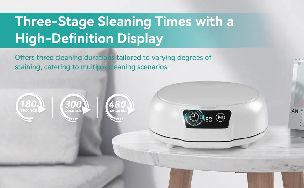 700ml large Ultrasonic Cleaner Bath Timer for Jewelry Parts Glasses Manicure Stones Cutters Dental Razor Brush Ultrasound Sonic