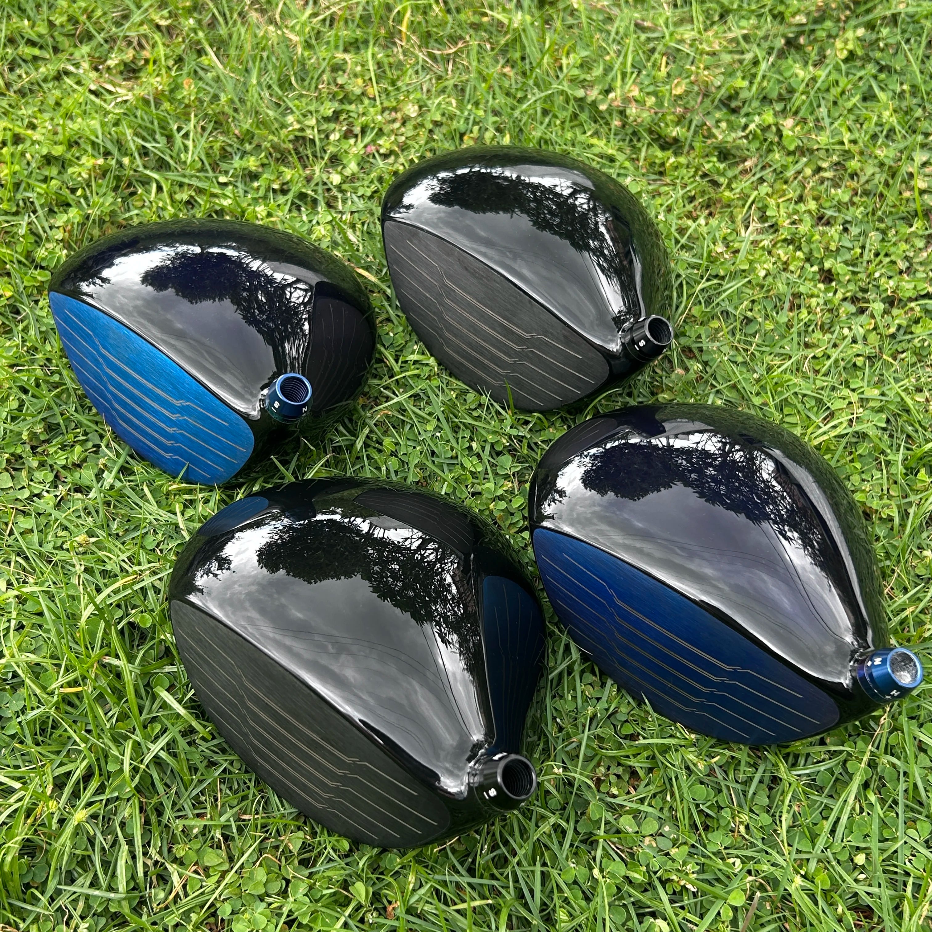 Golf Driver 9.5/10.5 Degree Wood, Shallow Blue Black Face