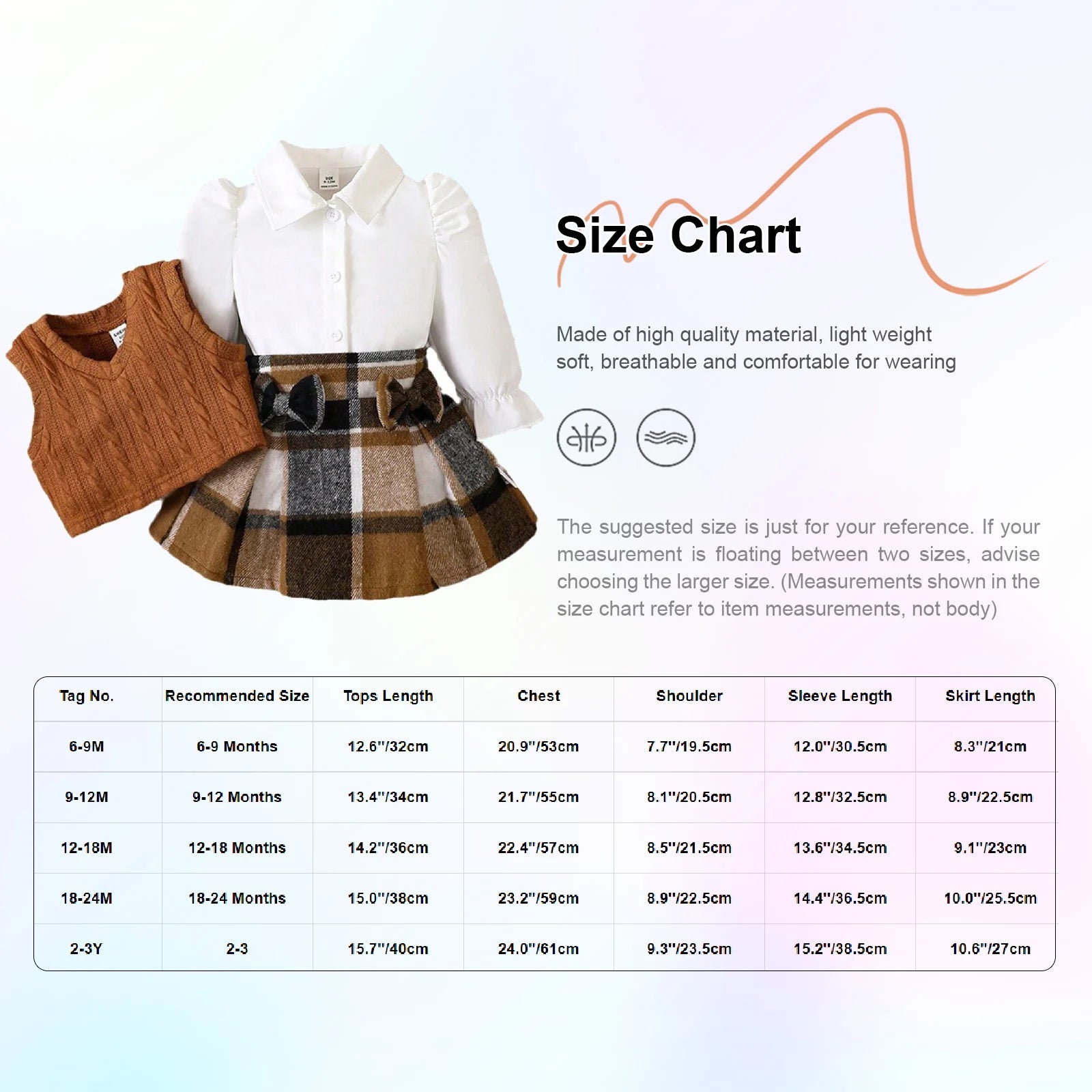 Cute Striped Puff Sleeve Baby Girl Dress Set