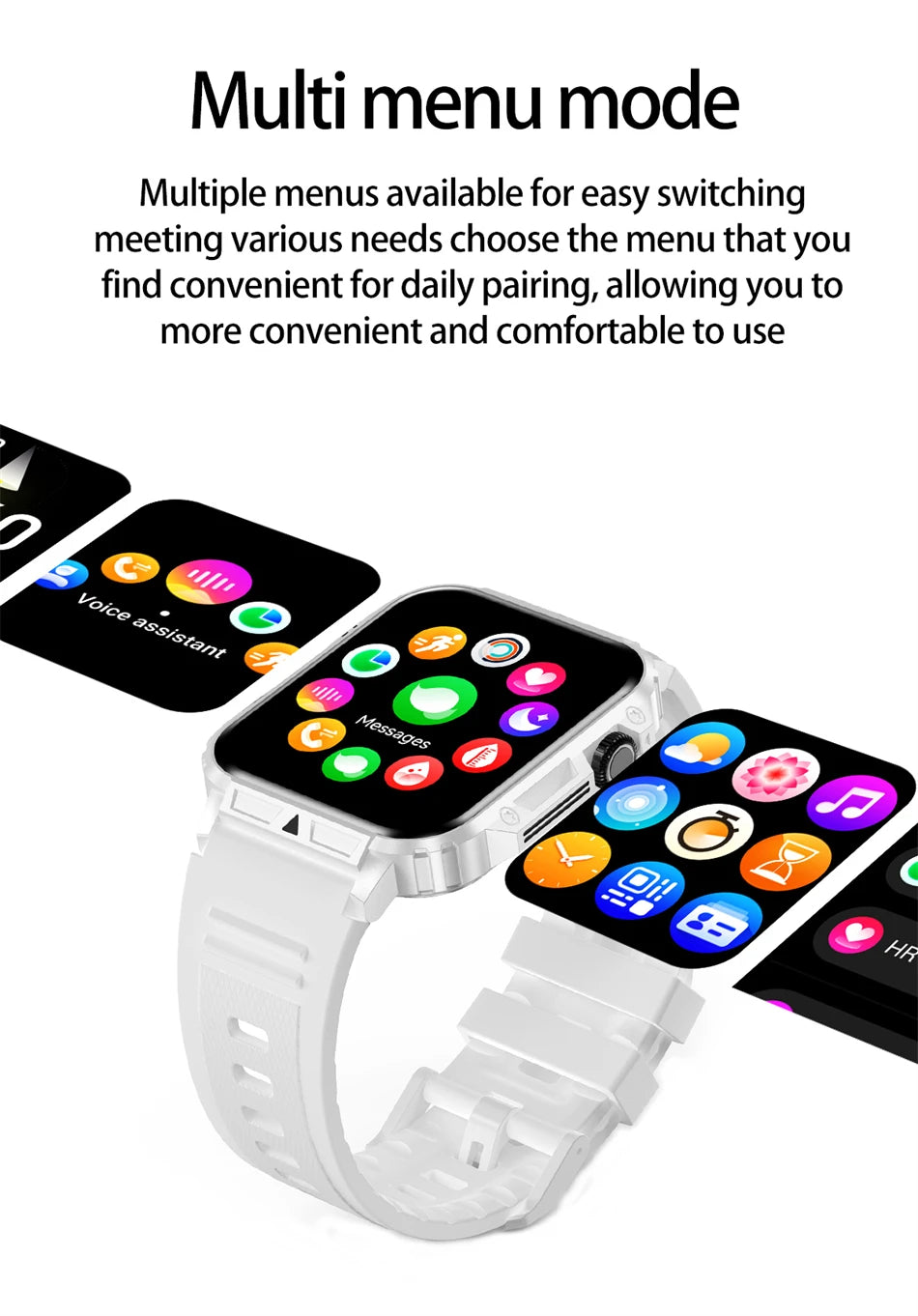 SmartWatch Nam 1.95 - Chống Nước, Gọi Bluetooth