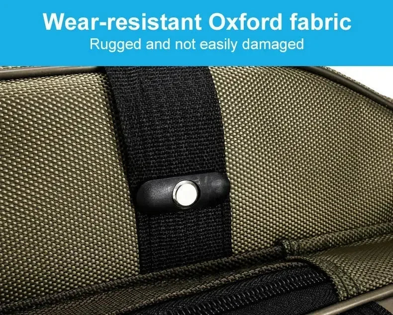 Oxford Multi-Function Fishing Rod Bag with 3 Compartments