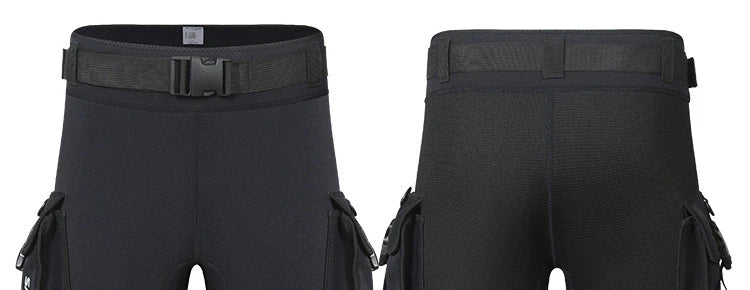 Quần bơi lặn neoprene 3mm dày giữ ấm có túi