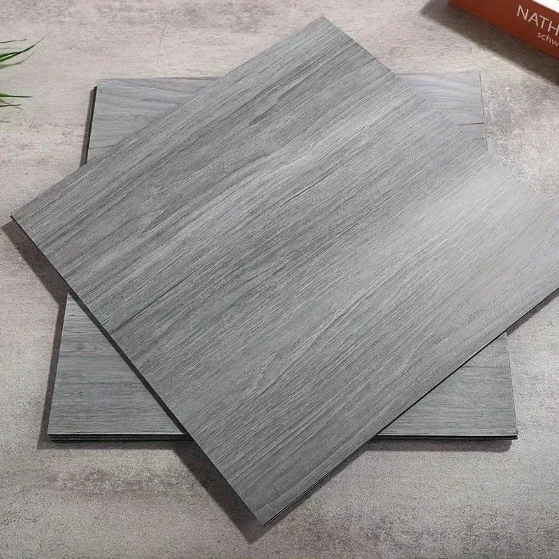 Self-adhesive Wood Grain Floor Stickers Peel &amp; Stick Indoor Wall and Floor Decoration Renovation Sticker Waterproof Wall Sticker