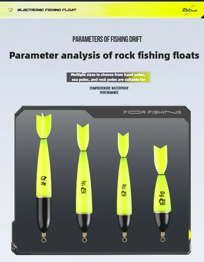 Phao Câu Đêm Ngày Phát Sáng Dài Nhạy Rocket