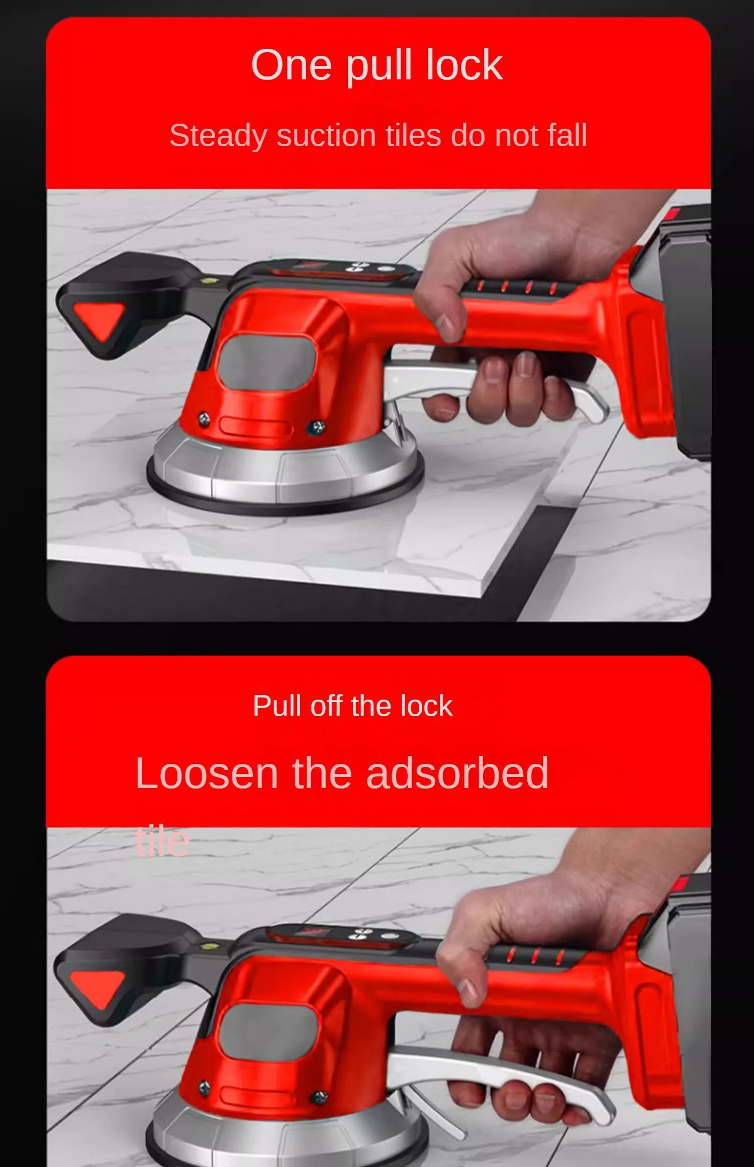 Vibrating Tile Tiler - Effortlessly Lay Large Format Floor and Wall Tiles